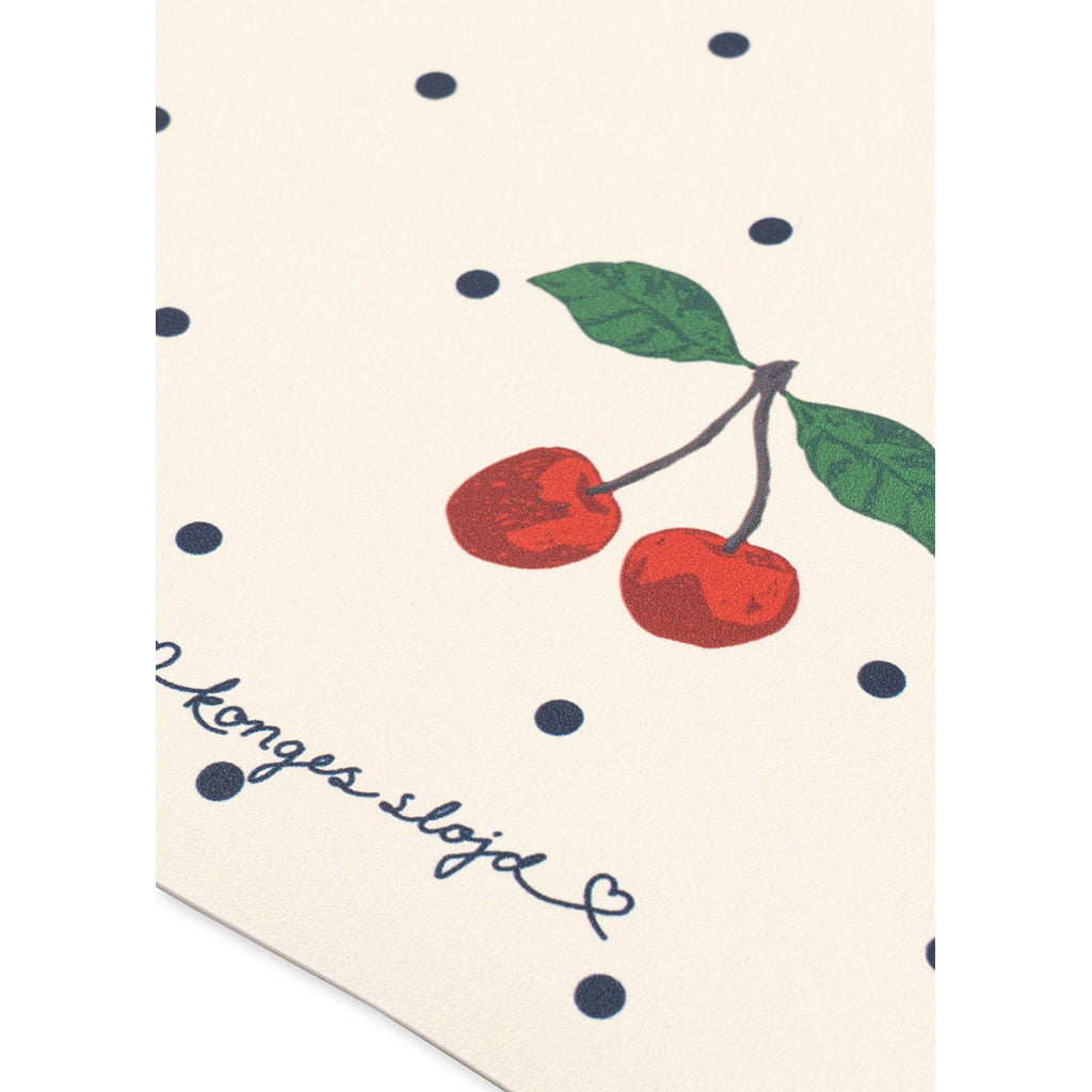 Konges Sløjd floor mat, stoleunderlag - Navy dots