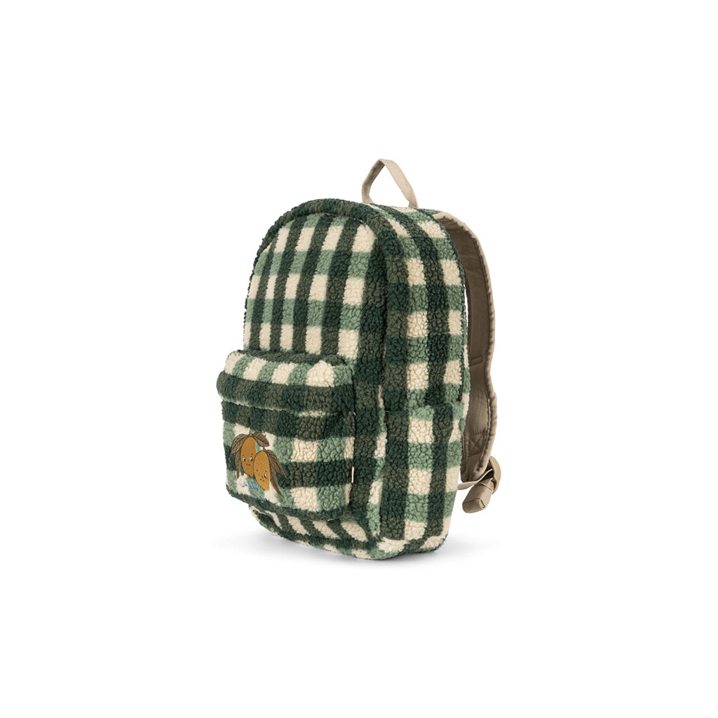 Konges Sløjd Jody Teddy rygsæk, Green Check