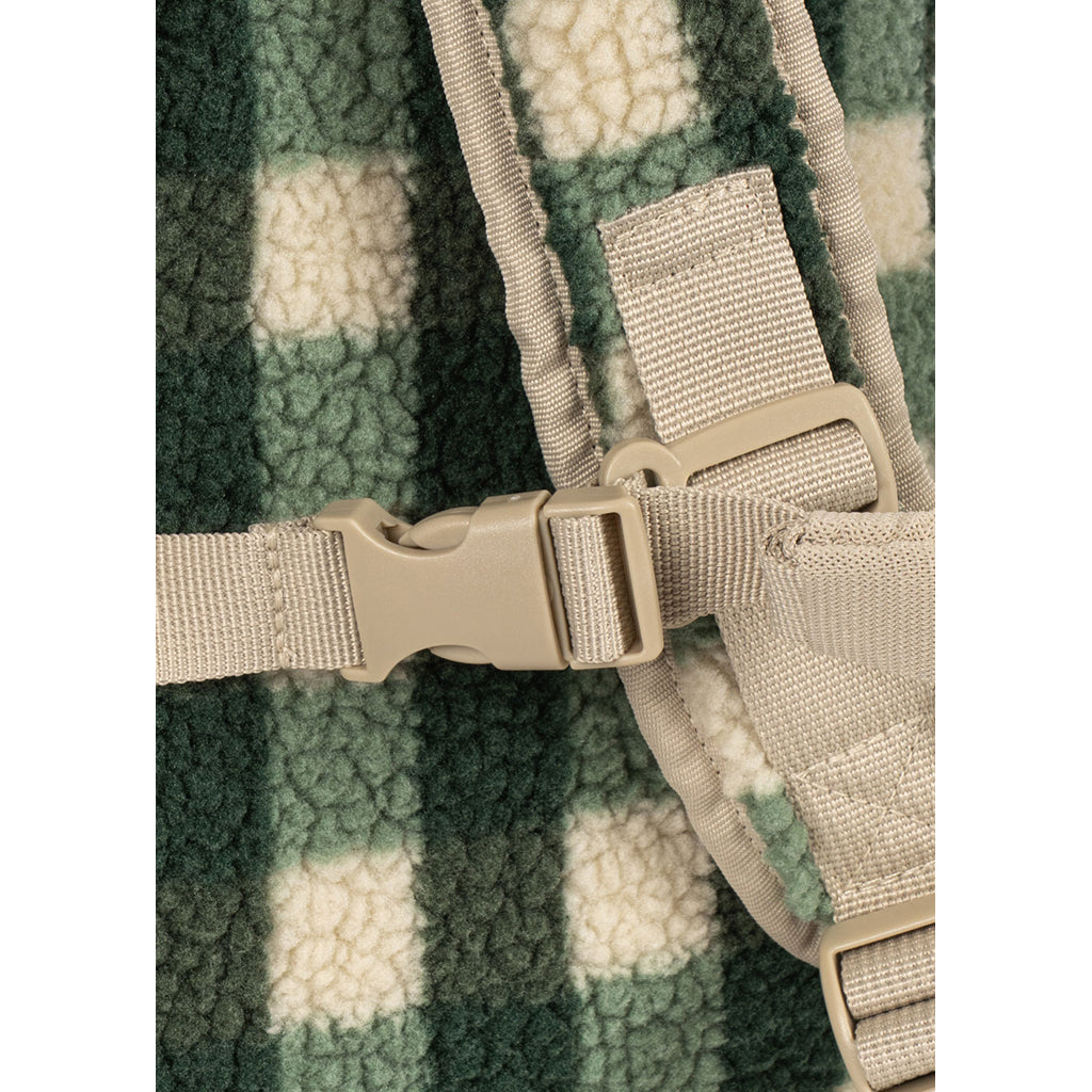 Konges Sløjd Jody Teddy rygsæk, Green Check