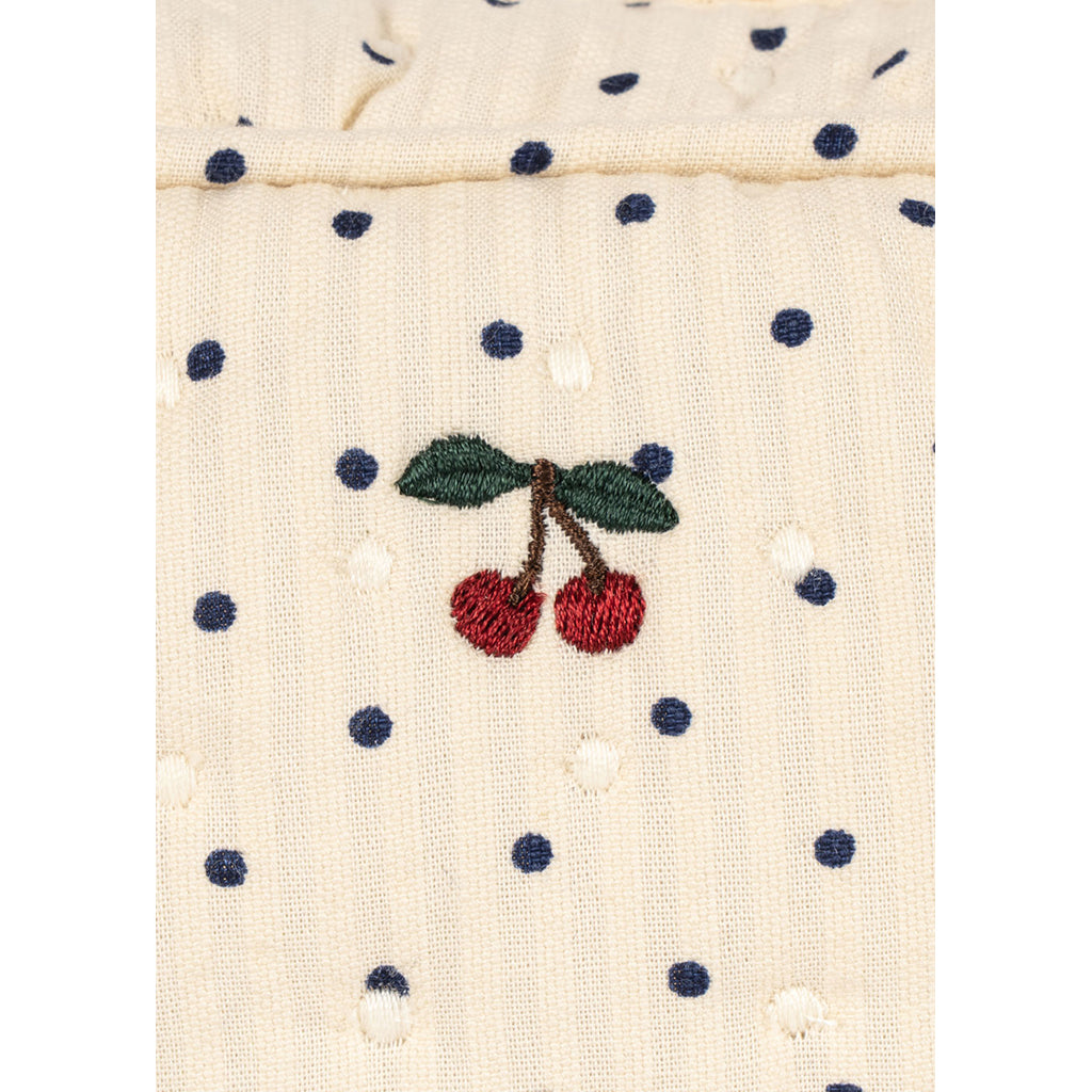 Konges Sløjd quiltet toilettaske, small, Seersucker - Estate Dot