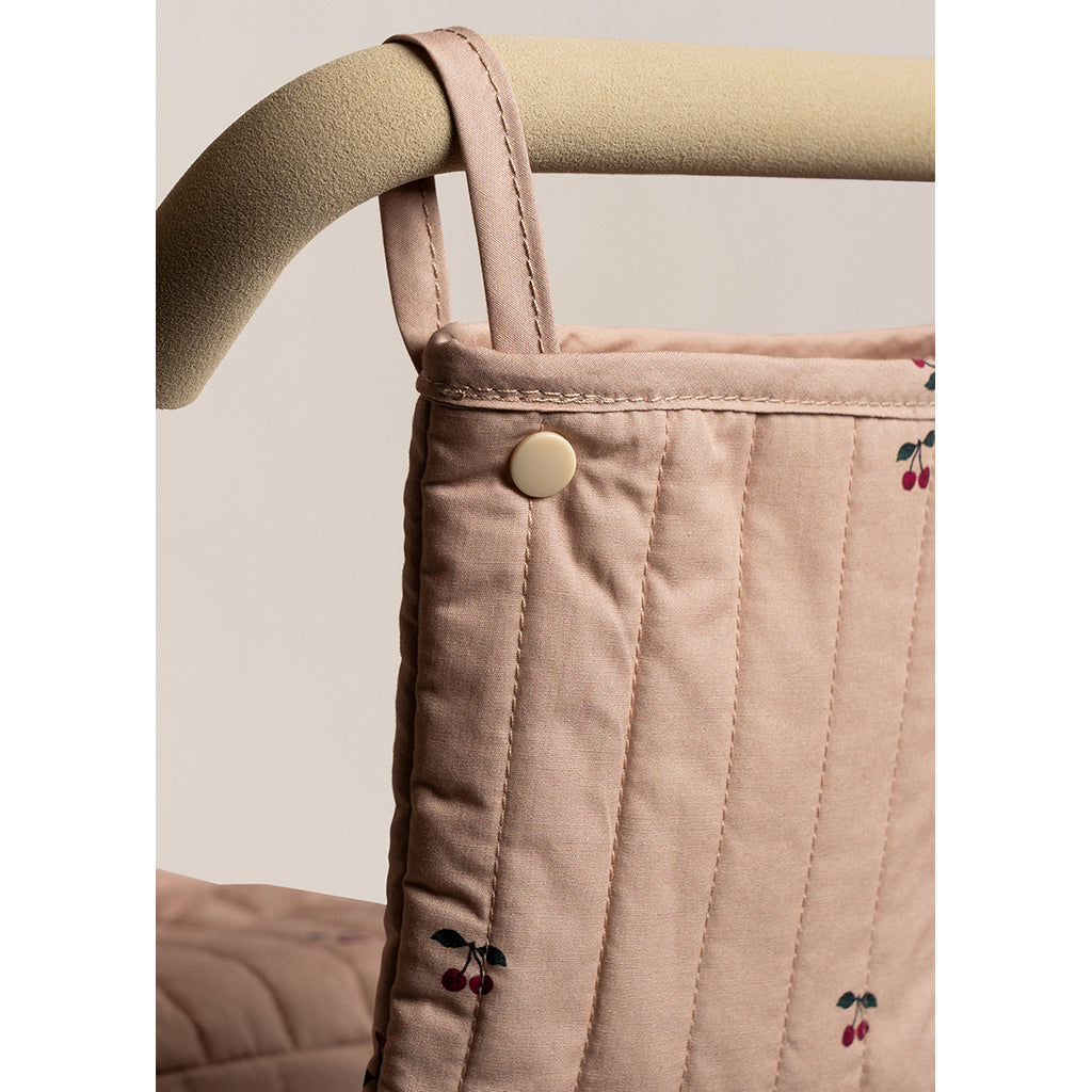 Konges Sløjd Minnie Dukkevogn m. taske - Cherry blush