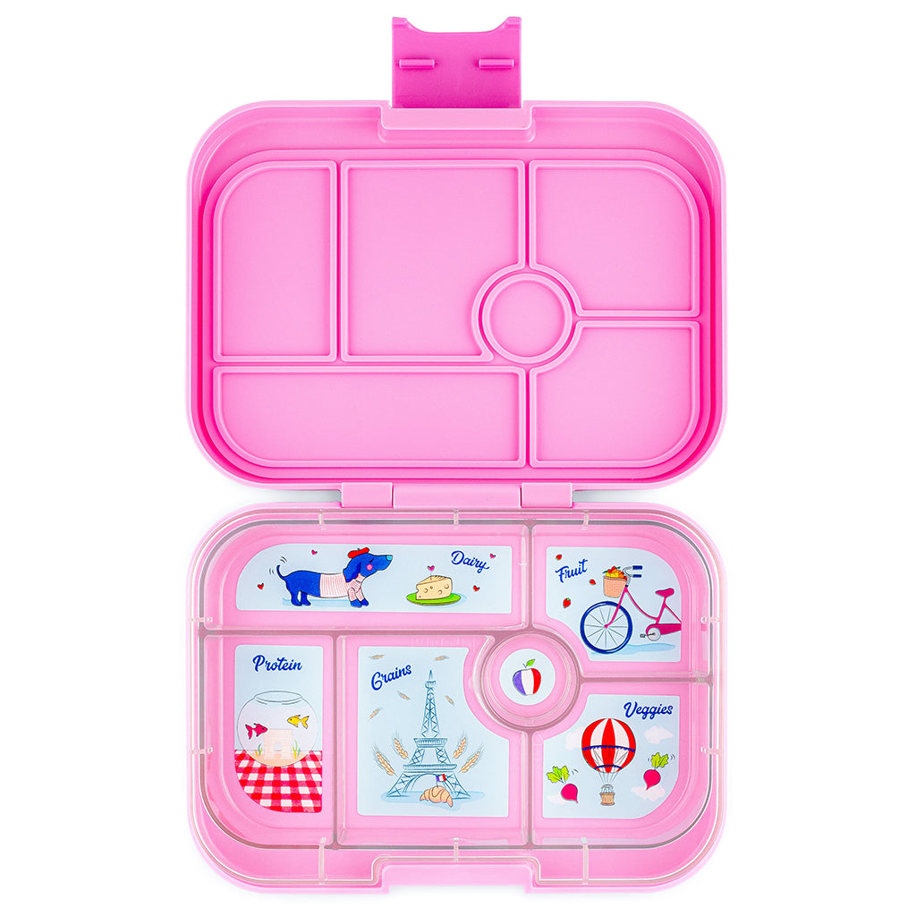 Yumbox madkasse m. 6 rum, Original - Fifi Pink / Paris tray