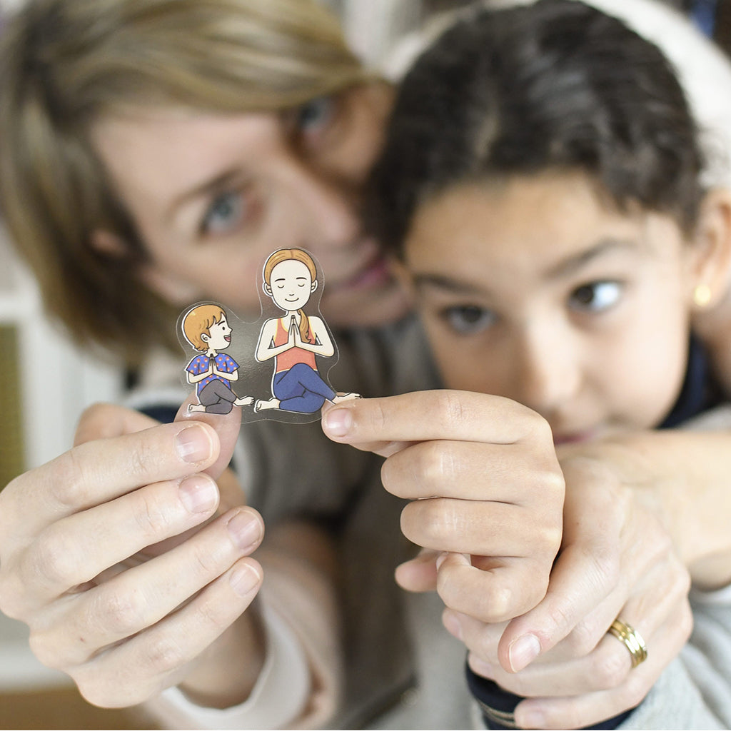 Poppik klistremosaik i papir, Læringsplakat m. 48 klistermærker - Kroppen