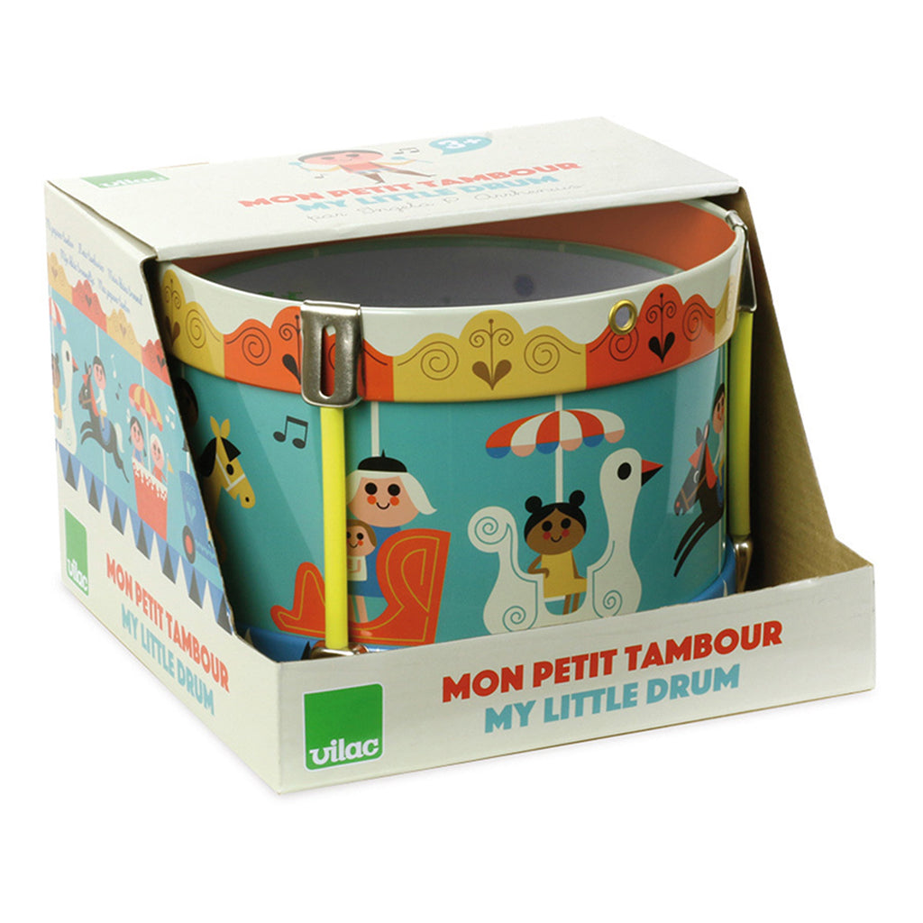 Vilac tromme i metal, Ingela Arrhenius