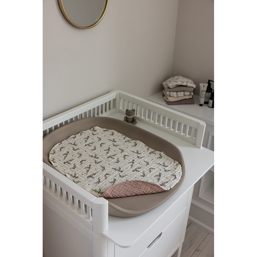 Sebra pusleunderlag 6-lag, 2 stk. - Powder rose