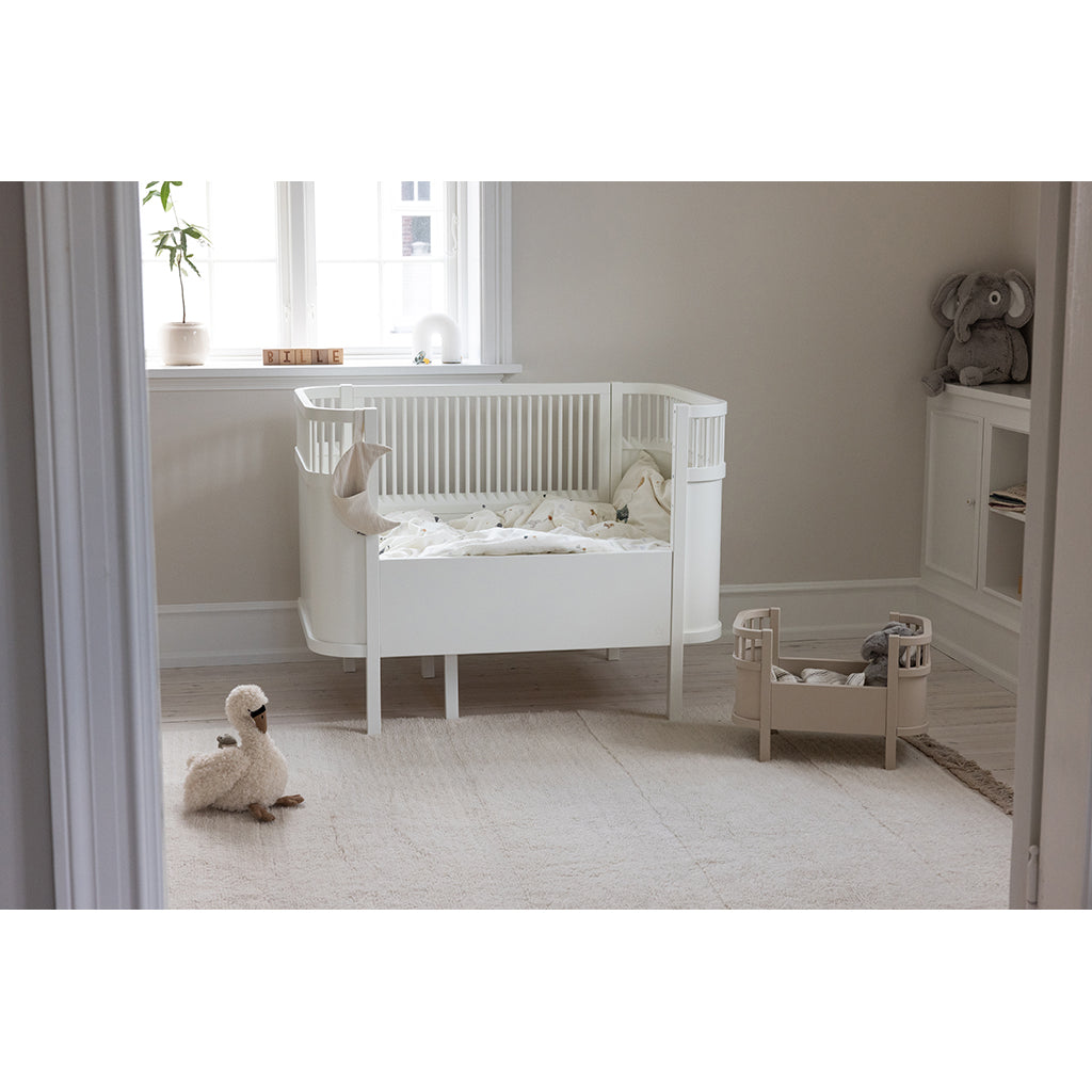 Sebra sengelomme, stof - måne