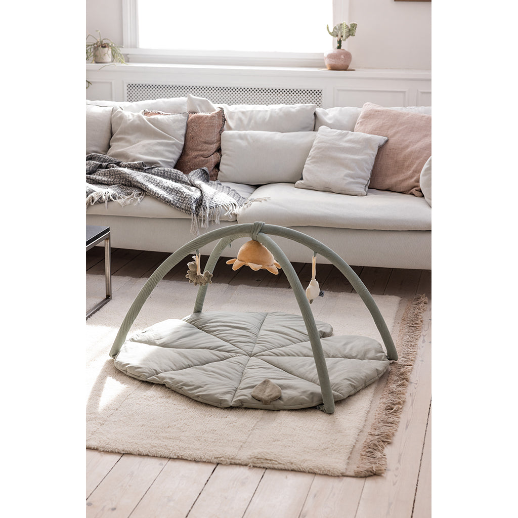 Sebra aktivitetslegetæppe, stof - Woodland