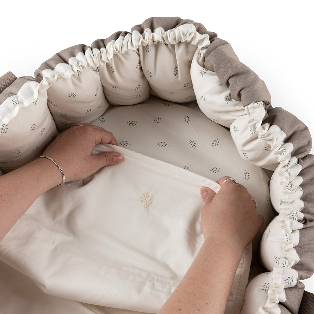 Sebra Vådliggerlagen til Babynest - Moonligth beige