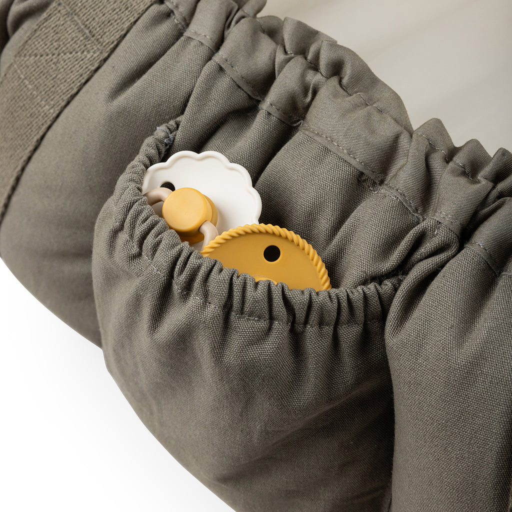 Sebra 3-i-1 Babynest - Dark olive