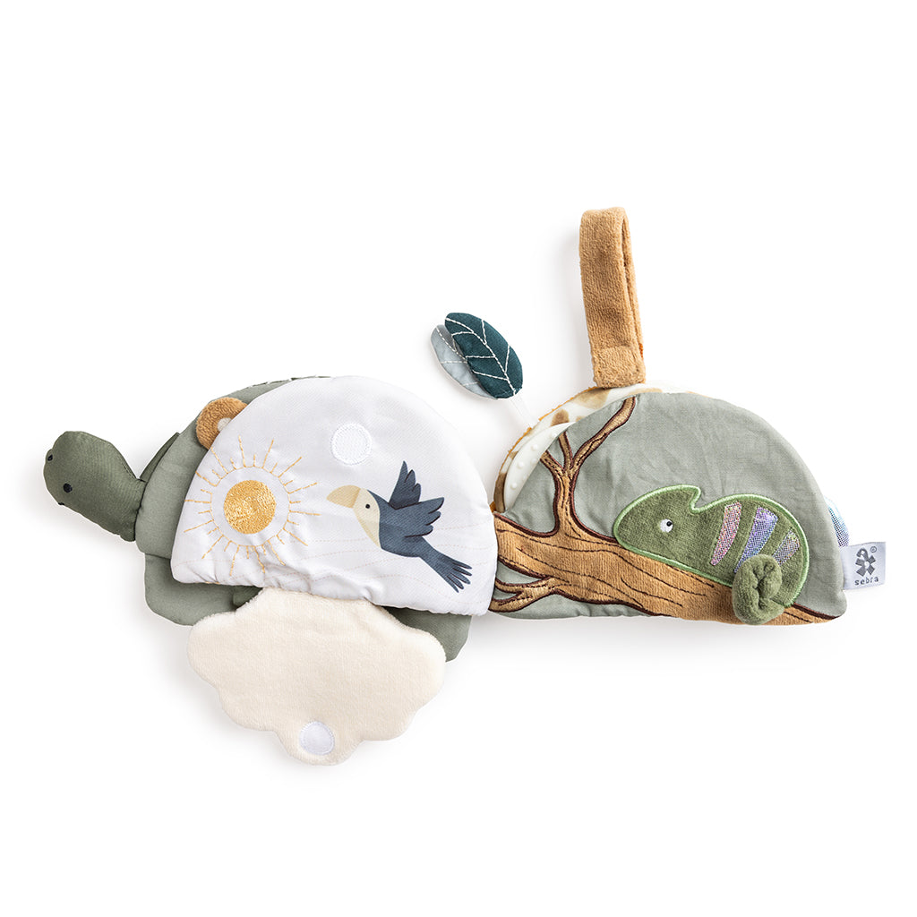 Sebra Stof-aktivitetsbog, skildpadden Turbo