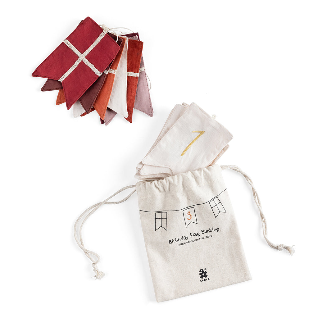 Sebra Flagkæde, Fødselsdagsranke m. tal 0-9
