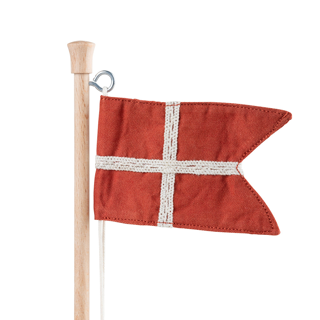 Sebra Fødselsdags bordflag, Træ