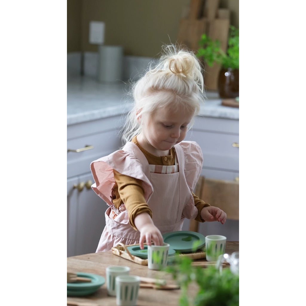 Sebra legespisesæt til 4 i træ