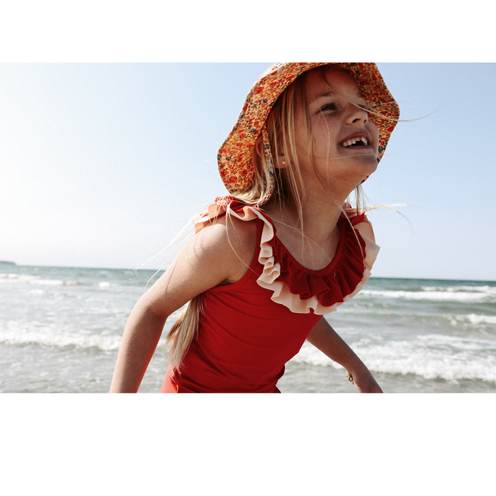 Konges Sløjd UV badedragt, Cerise Barbados cherry - str. 92-134 cm