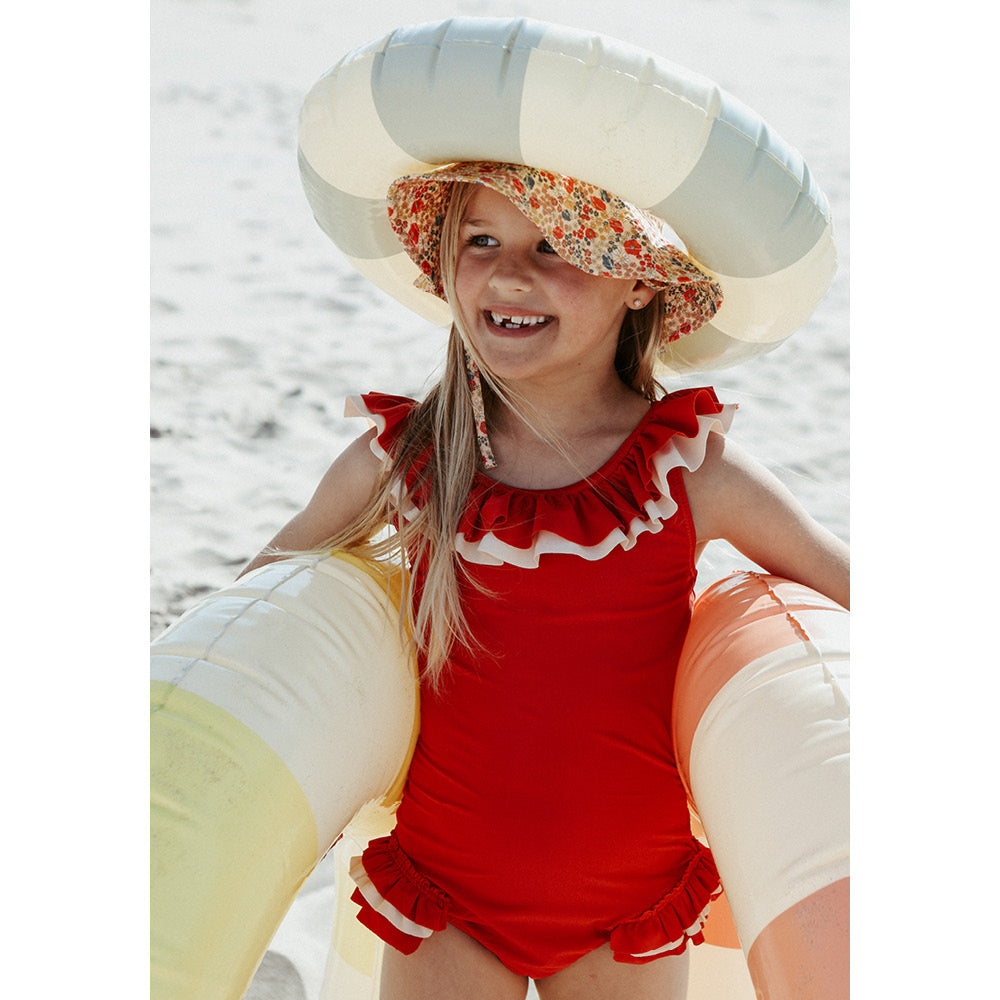 Konges Sløjd UV badedragt, Cerise Barbados cherry - str. 92-134 cm