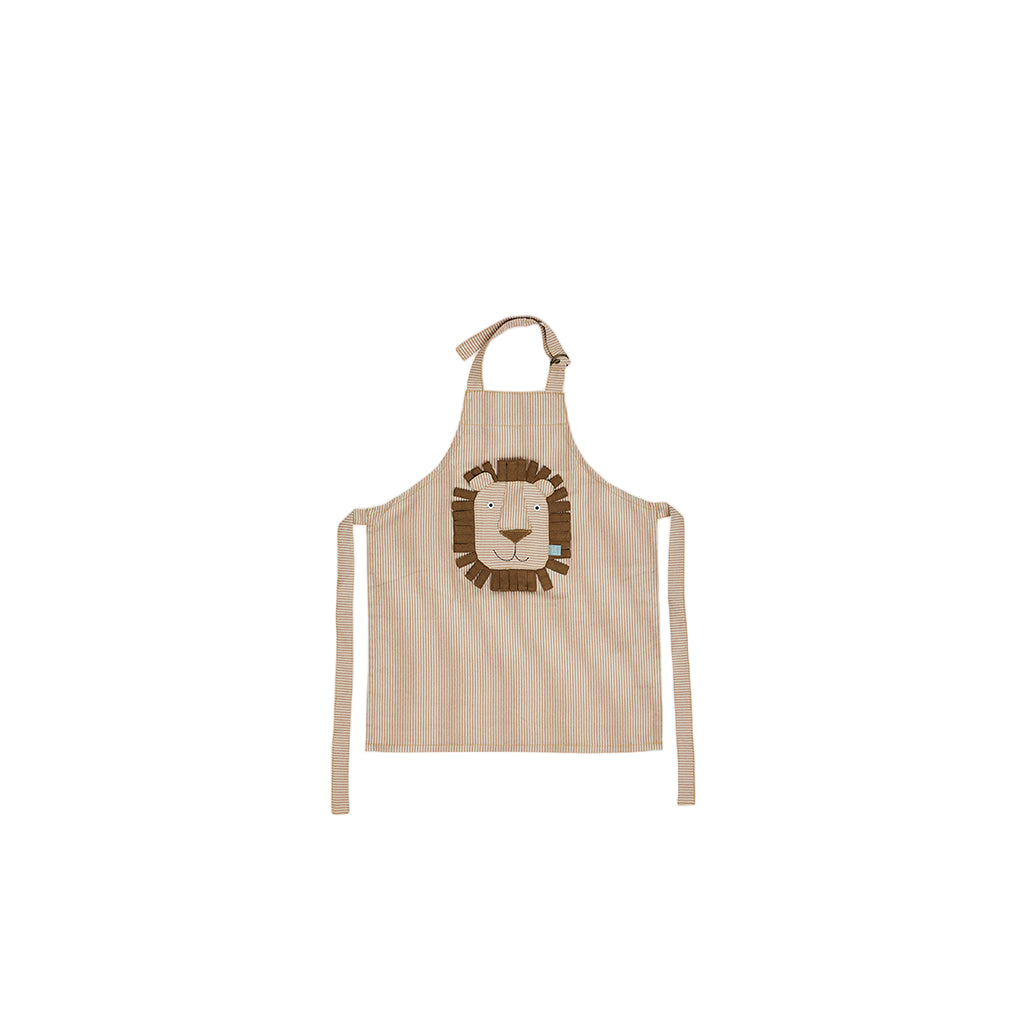 OYOY Forklæde til børn, Stribet Denim Løve