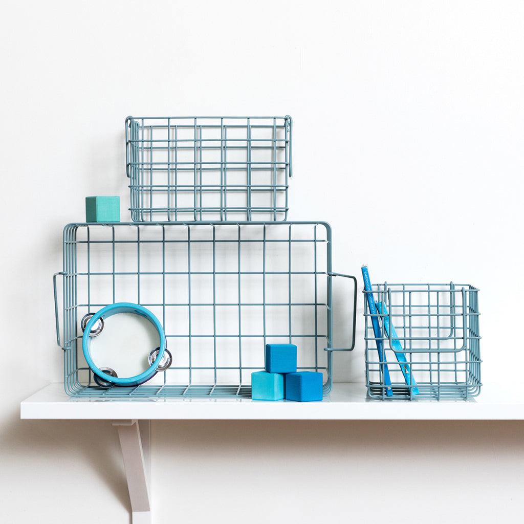 Mustard Made Baskets, sæt m. 3 trådkurve - Ocean ORDRE EFTER 11/12-25 BLIVER FØRST LEVERET I JANUAR 26