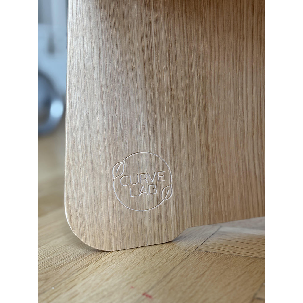 Curve-Lab, Læringstårn, Birk m. overflade af egetræ