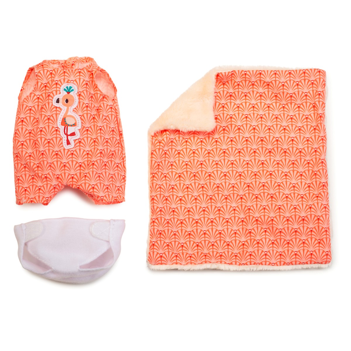 Lilliputiens blød babydukke i dukkelift, Anais