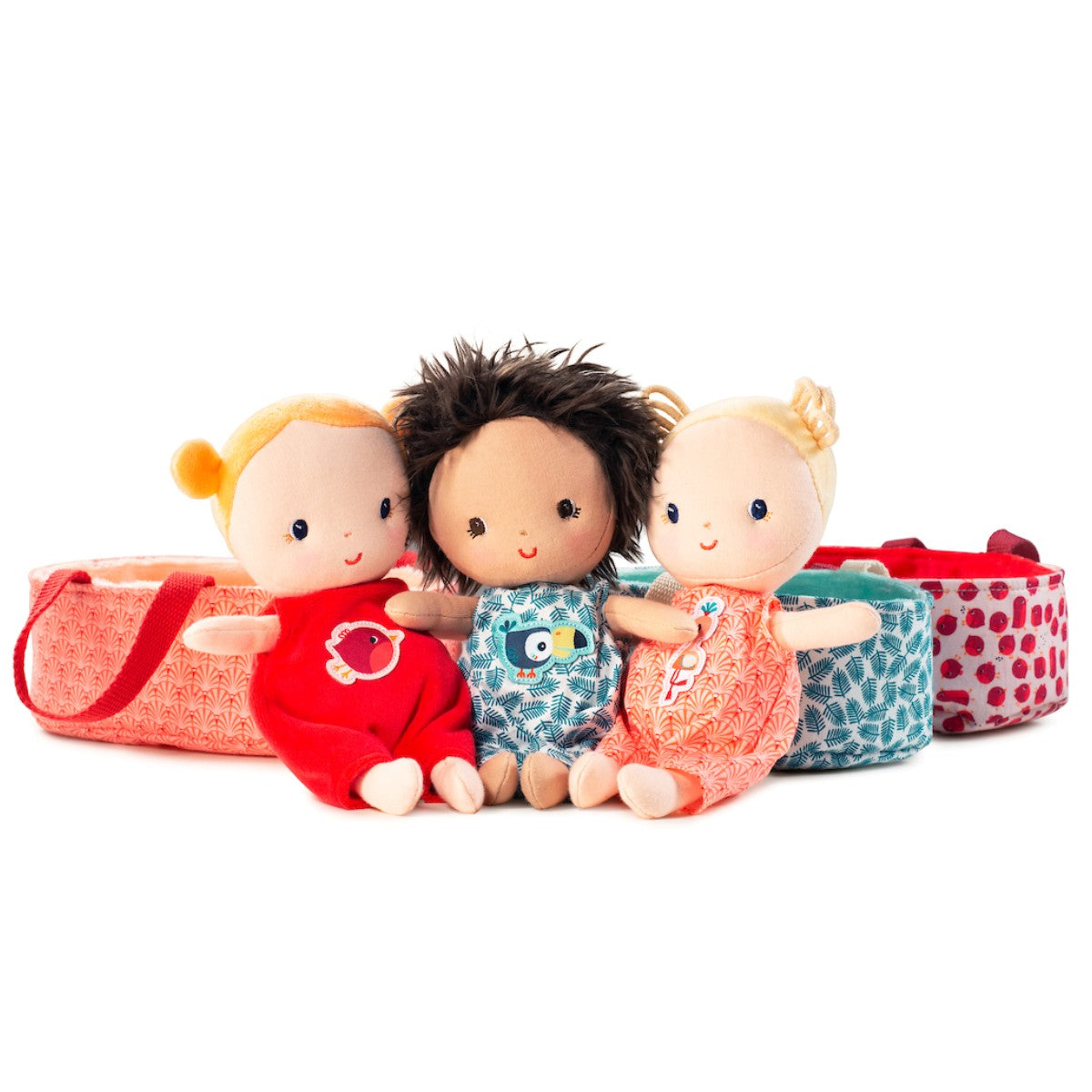 Lilliputiens blød babydukke i dukkelift, Anais