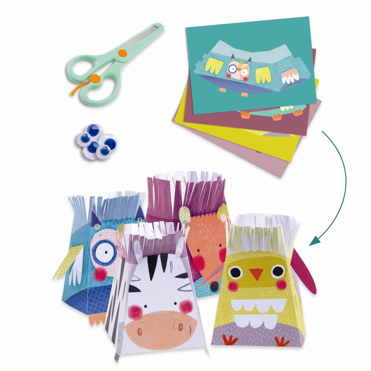 Djeco kreativ aktivitetsæske - Huset