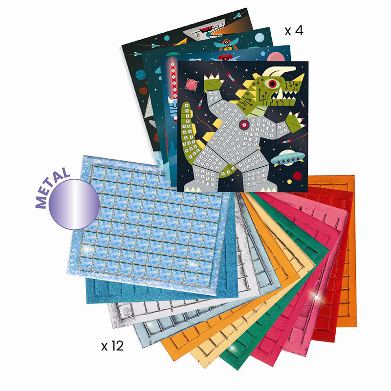 Djeco kreativ mosaik, Rumkrig