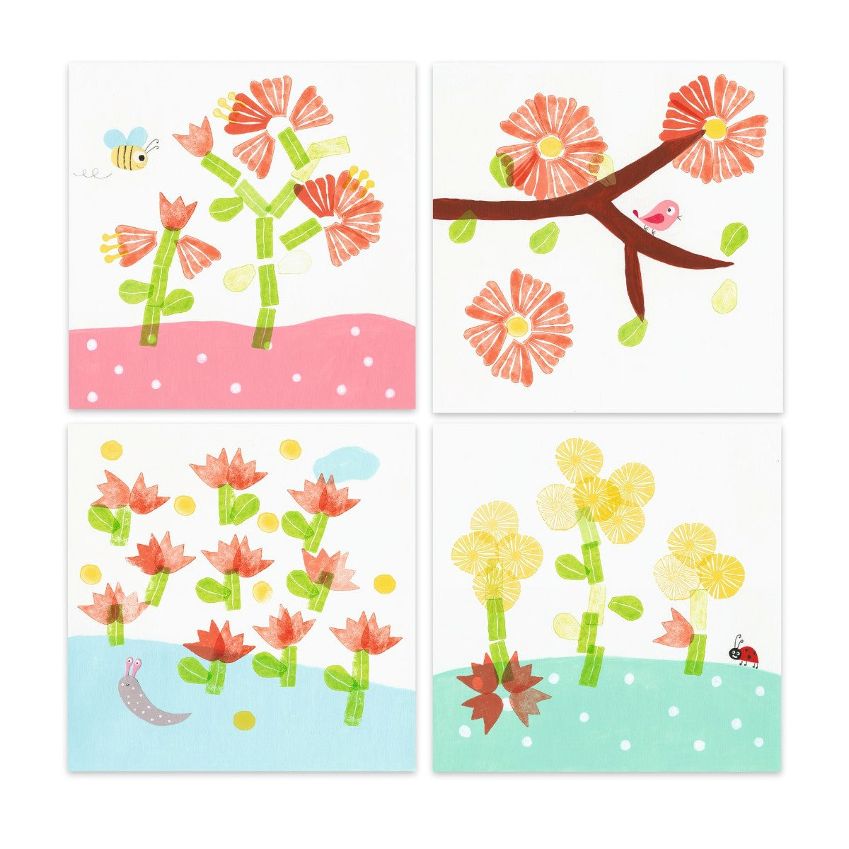 Djeco Kreativ stempler, Blomster