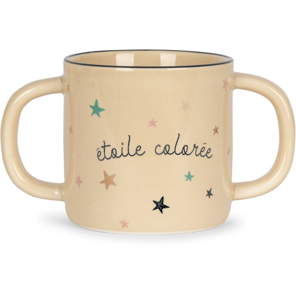 Konges Sløjd Drikkekop og skål i keramik, Etoile coloree