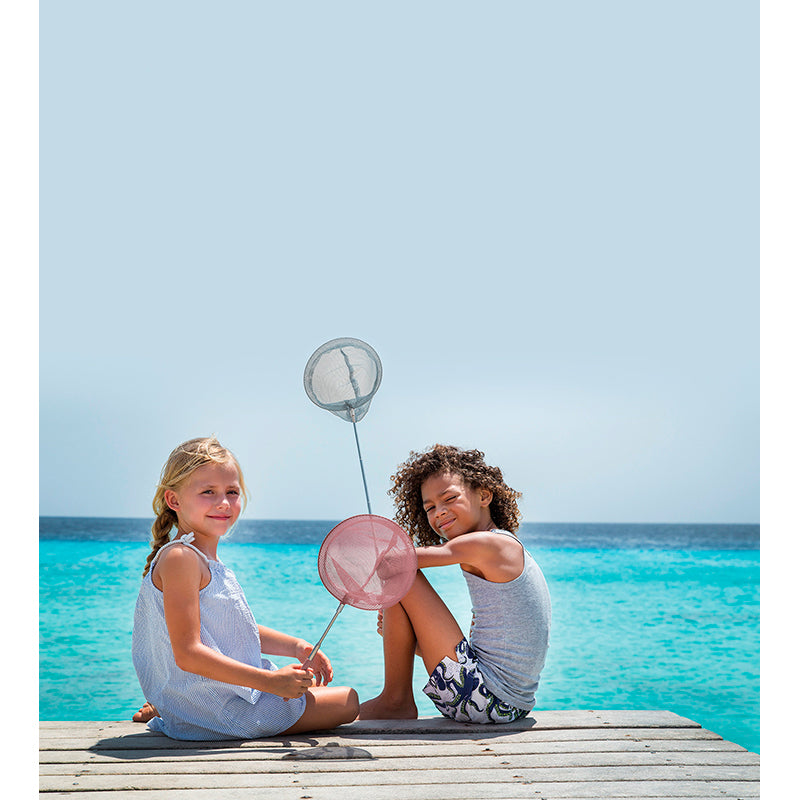 Scrunch armbånd til navn, ID-armbånd - Dusty rose