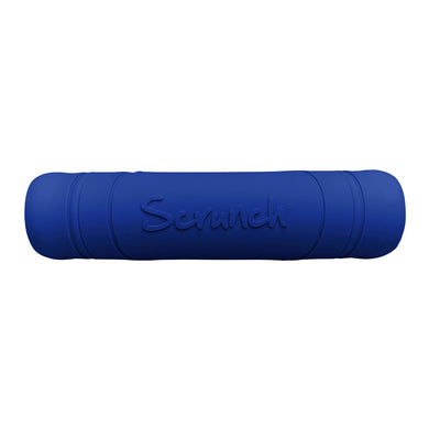 Scrunch-frisbee, midnight blue - vist rullet sammen