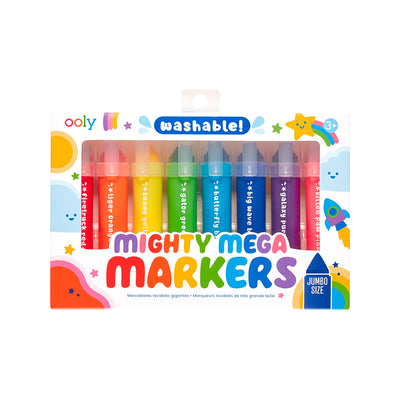 Ooly Mighty Mega Markers, 8 jumbo tuscher