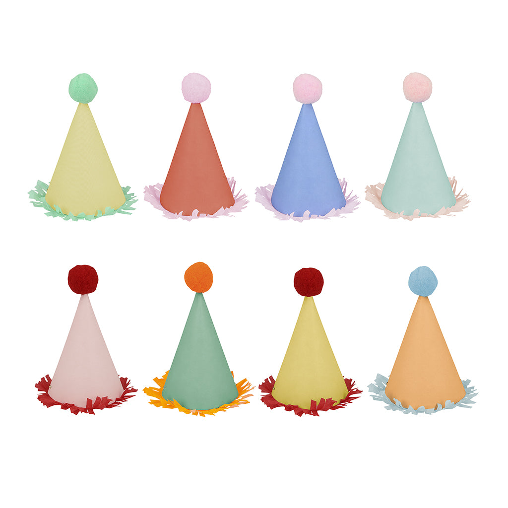 Meri Meri festhatte, Mini party hats - 8 stk.