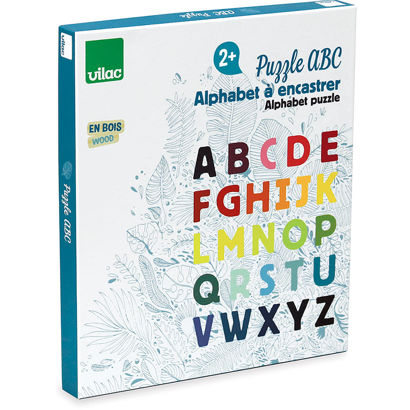 Vilac puslespil i træ, ABC