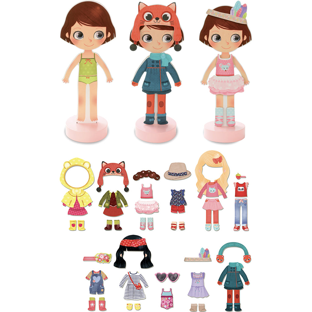 Vilac Påklædningsdukke, Magnetisk