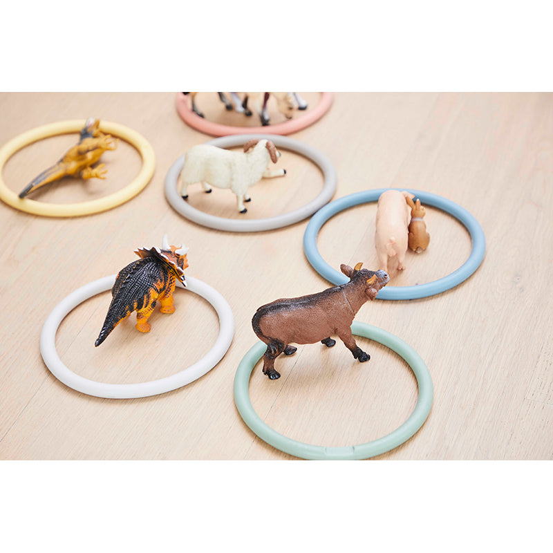 Gonge aktivitetsringe, 6 stk - Nordic