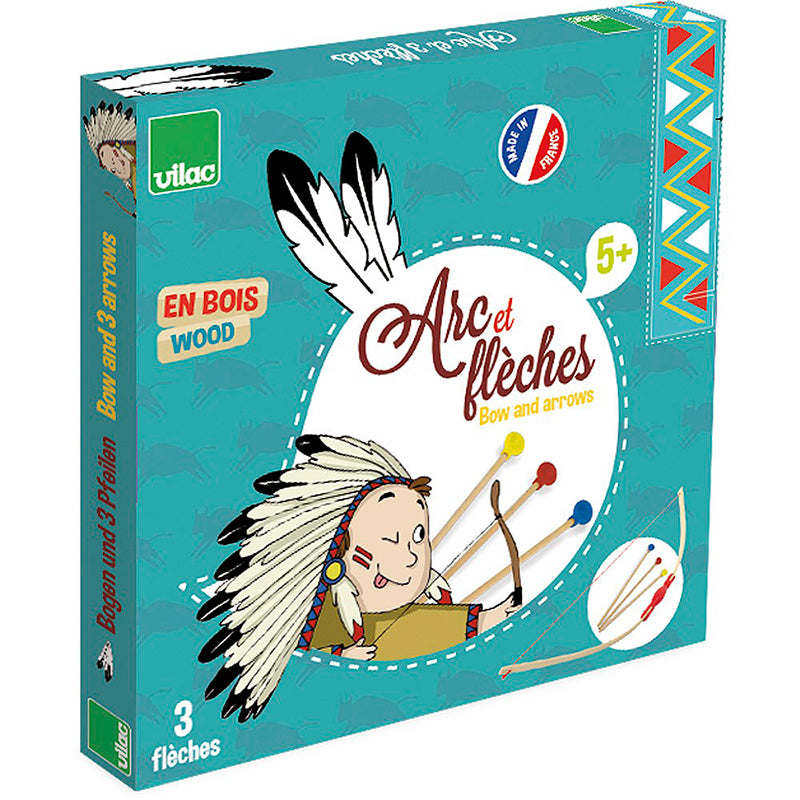 Vilac Bue m. 3 pile og skydeskive på siden af æsken