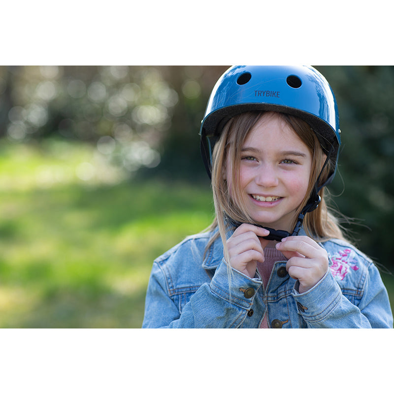 Trybike retro cykelhjelm, Petrolblå