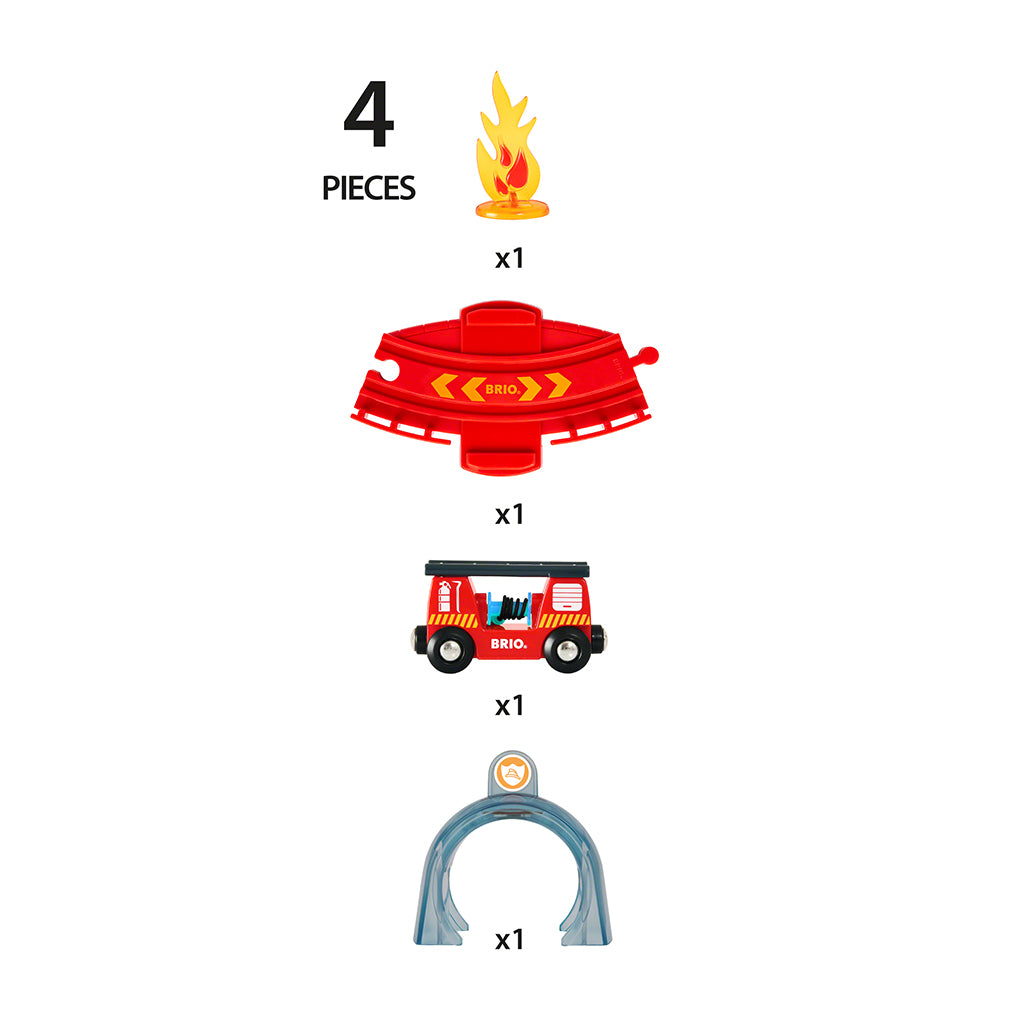 Brio Smart Tech Sound redningsaktion tunnel-sæt