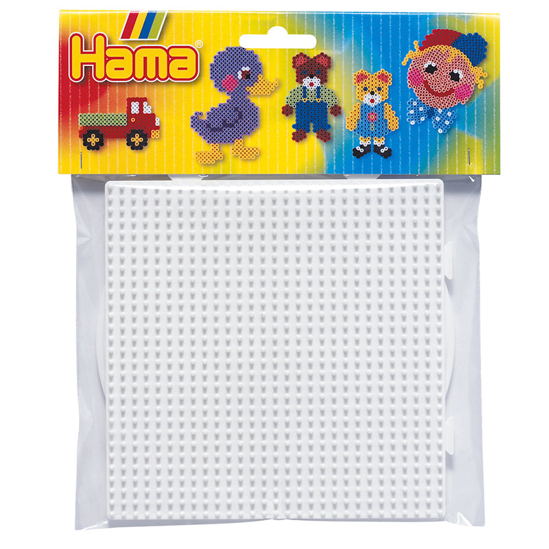 Hama perleplade til Midi perler - 2 stk. Stor rund+ stor firkant