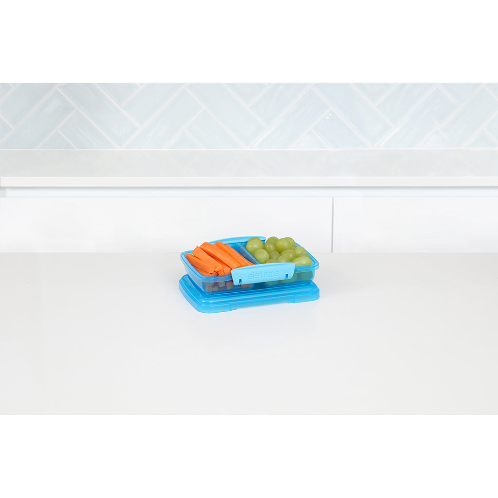 Sistema madkasse Small Split, Trend 350 ml - Blue