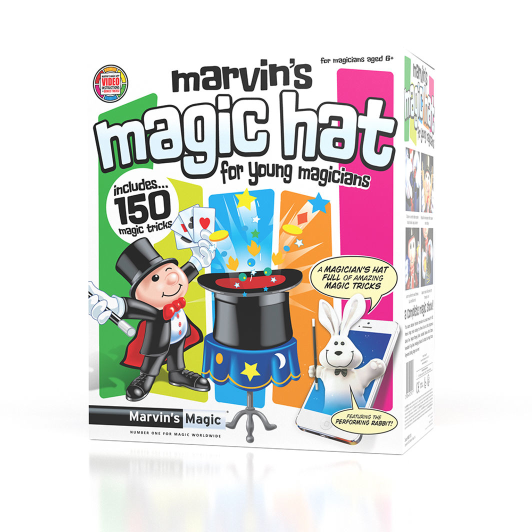 Marvins Magic, Tryllesæt 150 tricks med høj hat - Simply Magic