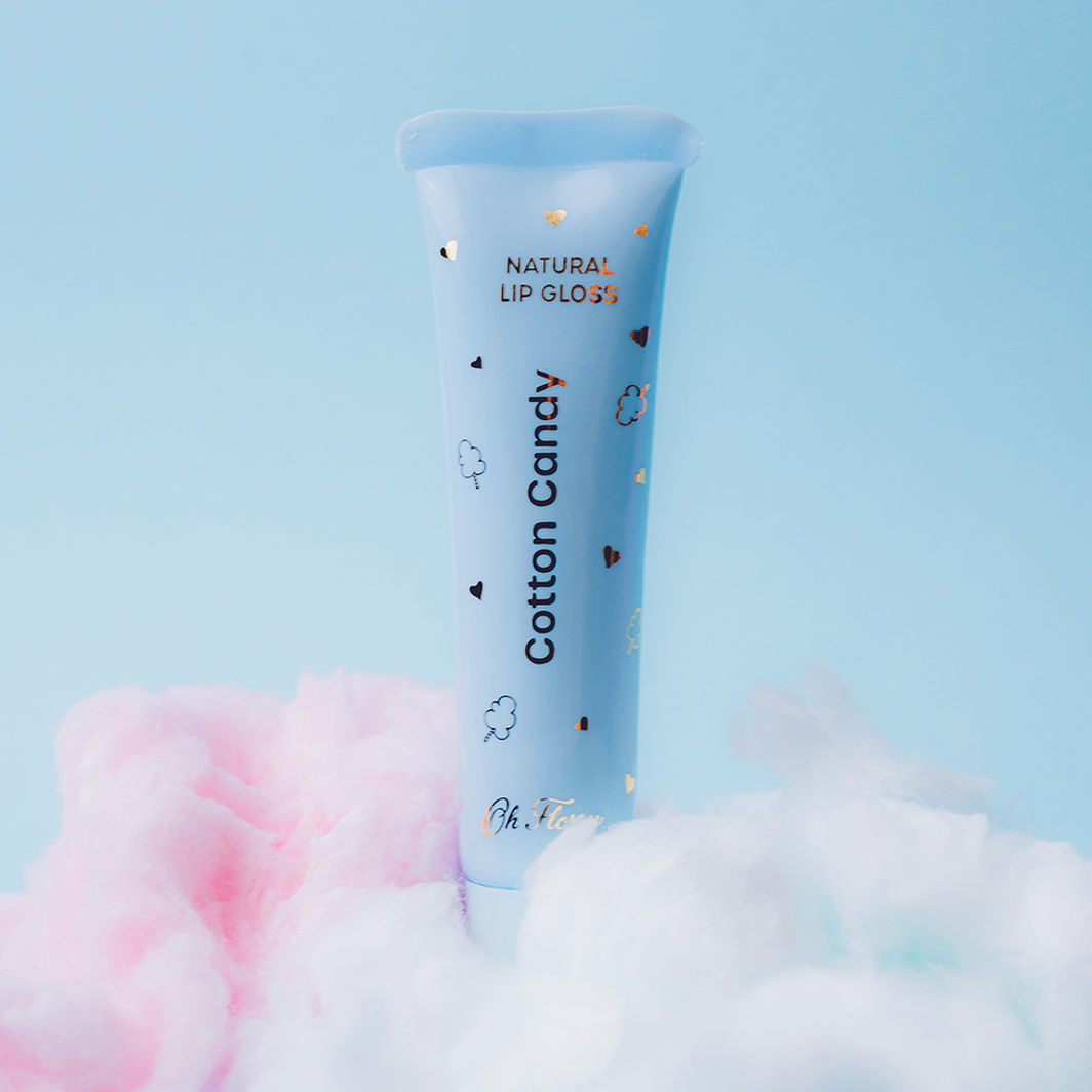 Oh Flossy Naturlig Lip Gloss til børn, Sæt med 3 farver