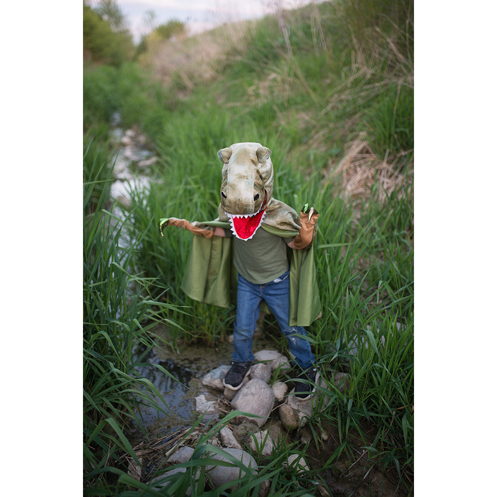 Great Pretenders dyrekostume, dinosaur kappe, T-Rex - str. 4-6 år