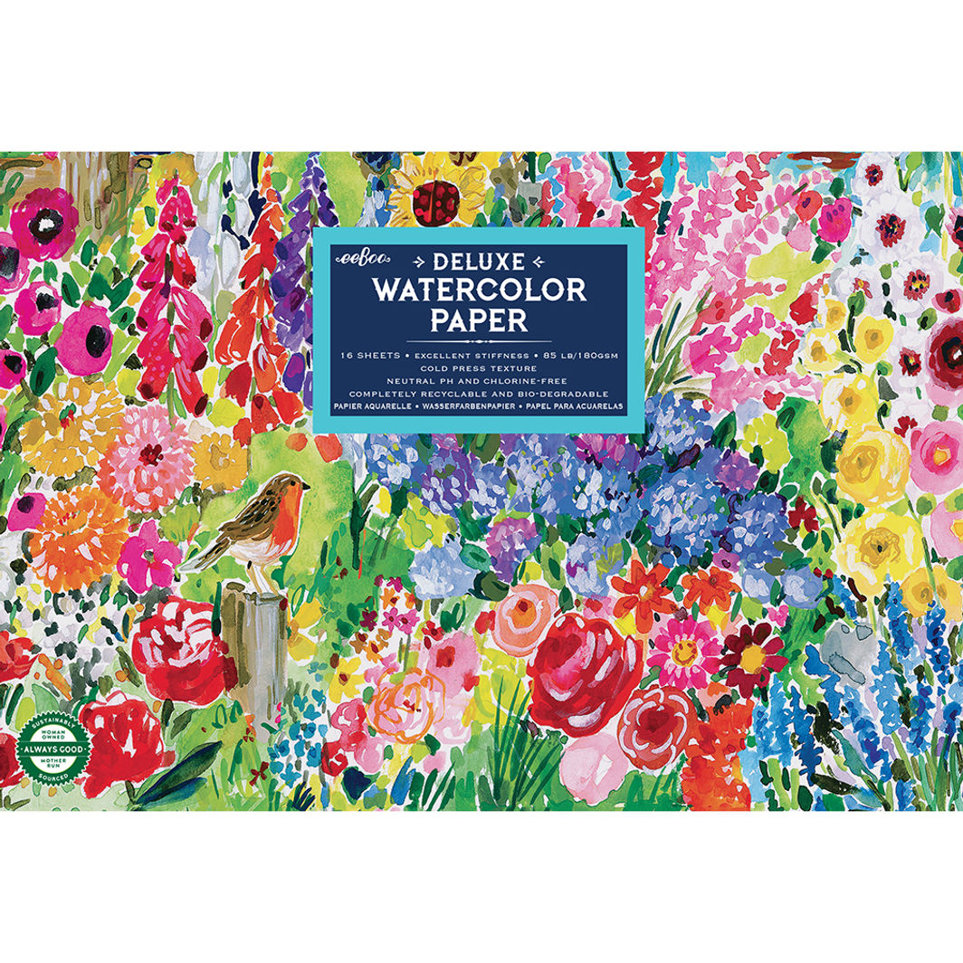 eeBoo Akvarelpapir, Seaside Garden