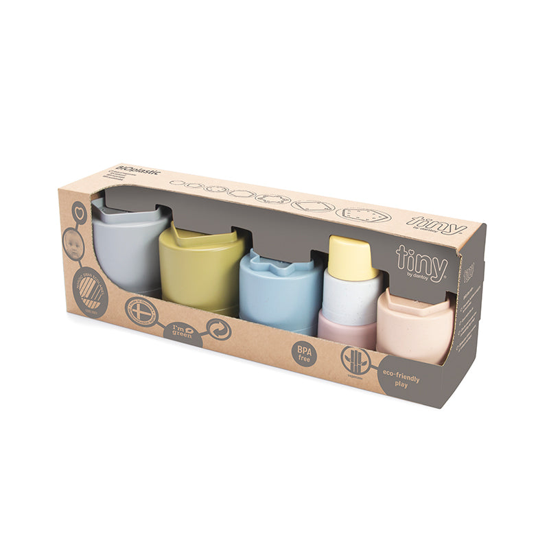 Dantoy Bioplast Tiny Byggebægre, Svanemærket - Fra 6 mdr.