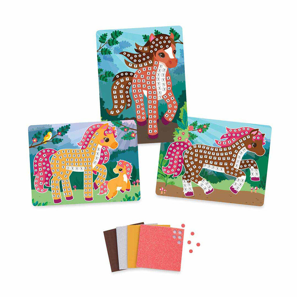 Sticky Mosaics Heste