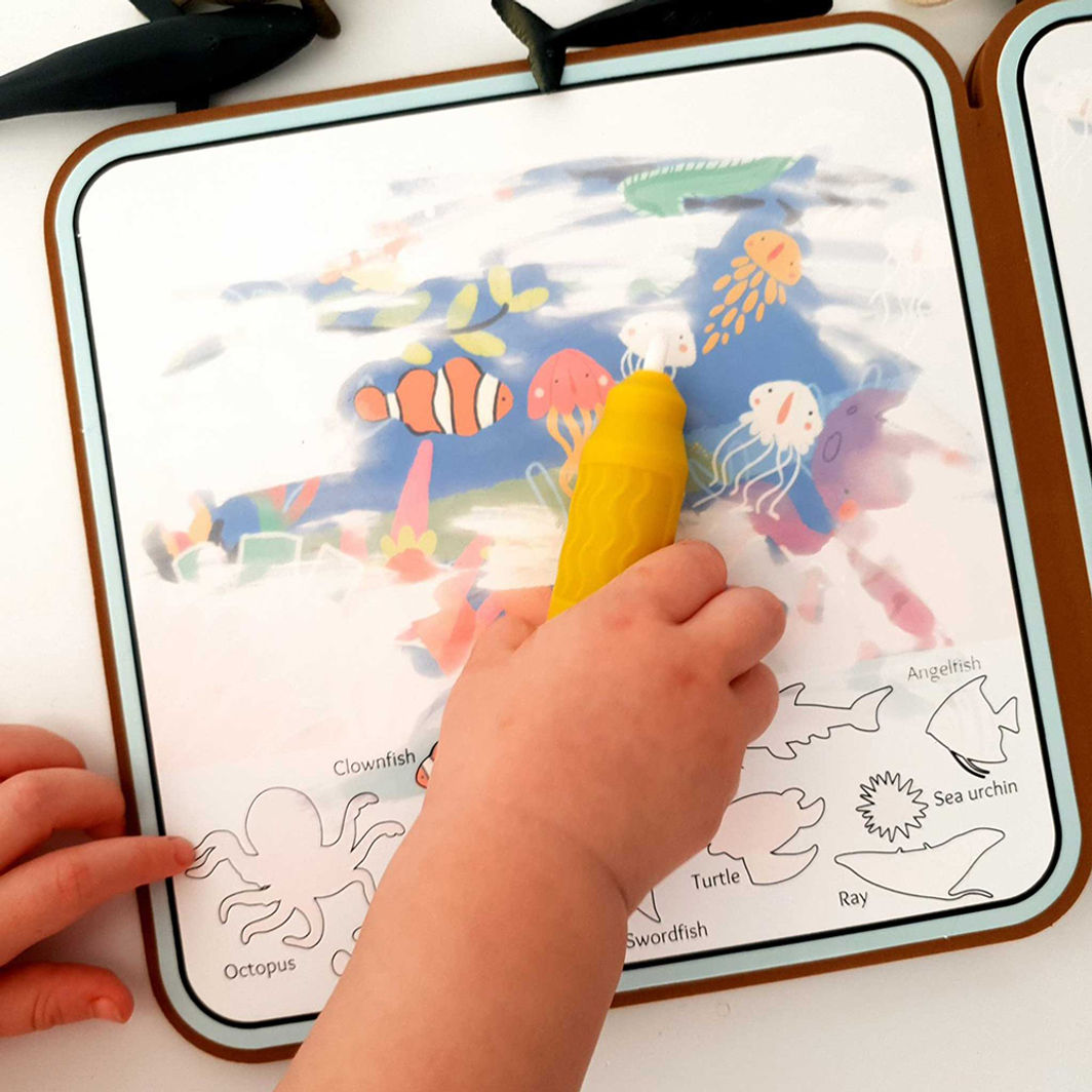 mierEdu, Mal med vand malebog, Havet