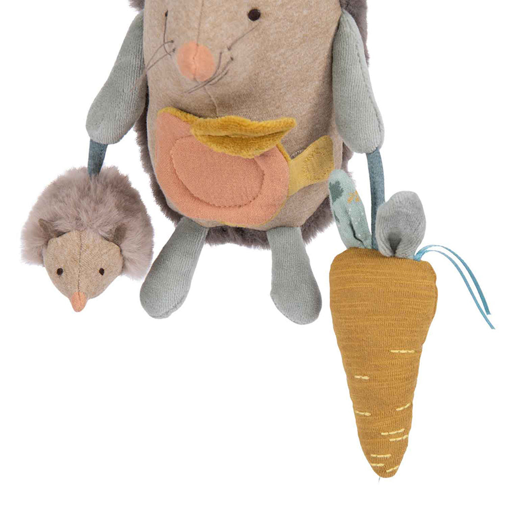 Moulin Roty Aktivitetsrangle, Pindsvin - Trois Petits Lapins