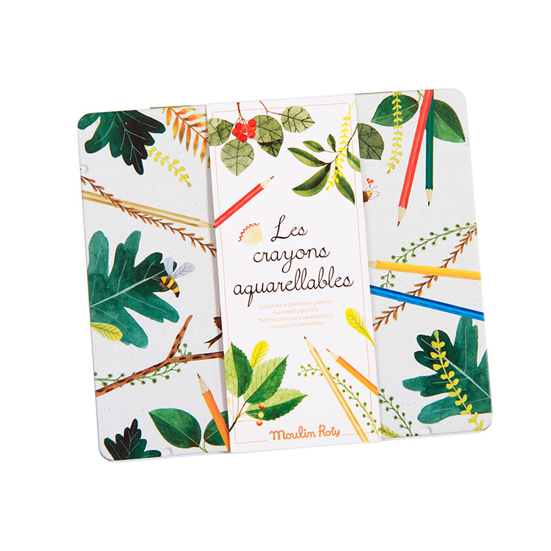 Moulin Roty akvarel farveblyanter, 24 stk