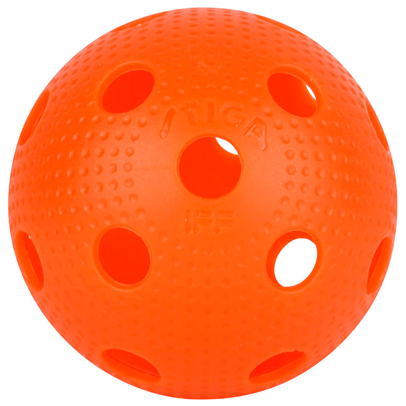 Stiga EXS 2-pack floorballs, 2-pak - Orange og grøn